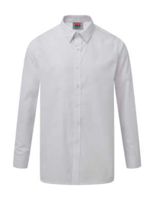 David Luke Long Sleeve Shirts 2pk - White